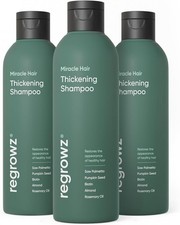 Regrowz Hair Thickening Shampoo - Biotin Hair Growth Anti Hair Loss Care 225ml