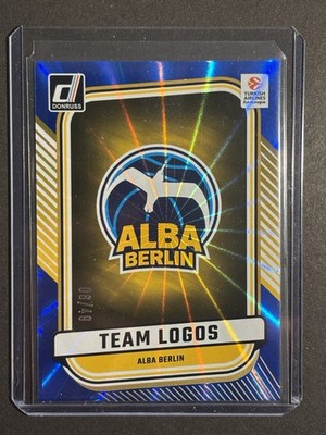 ALBA Berlin 2024-25 Donruss Euroleague Team Logo Blue Laser #/49