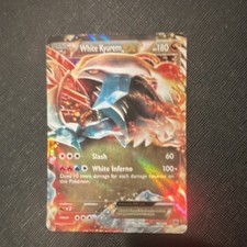 Pokémon White Kyurem EX 96/135 Full Art Holo Ultra Rare Plasma Storm Card