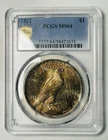 New Listing1922 Peace Dollar PCGS MS-64 Nice Color!