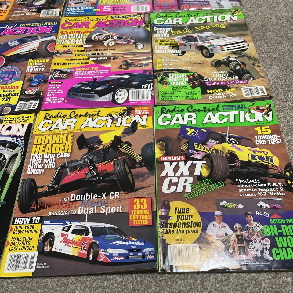 1996 RC Car Action Magazine some SEALED! COMPLETE Year Run Vintage Radio Control - Image 3 of 4