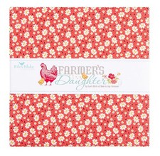 10" Layer Cake - Farmer's Daughter Riley Blake Cotton Precuts Squares M531.61