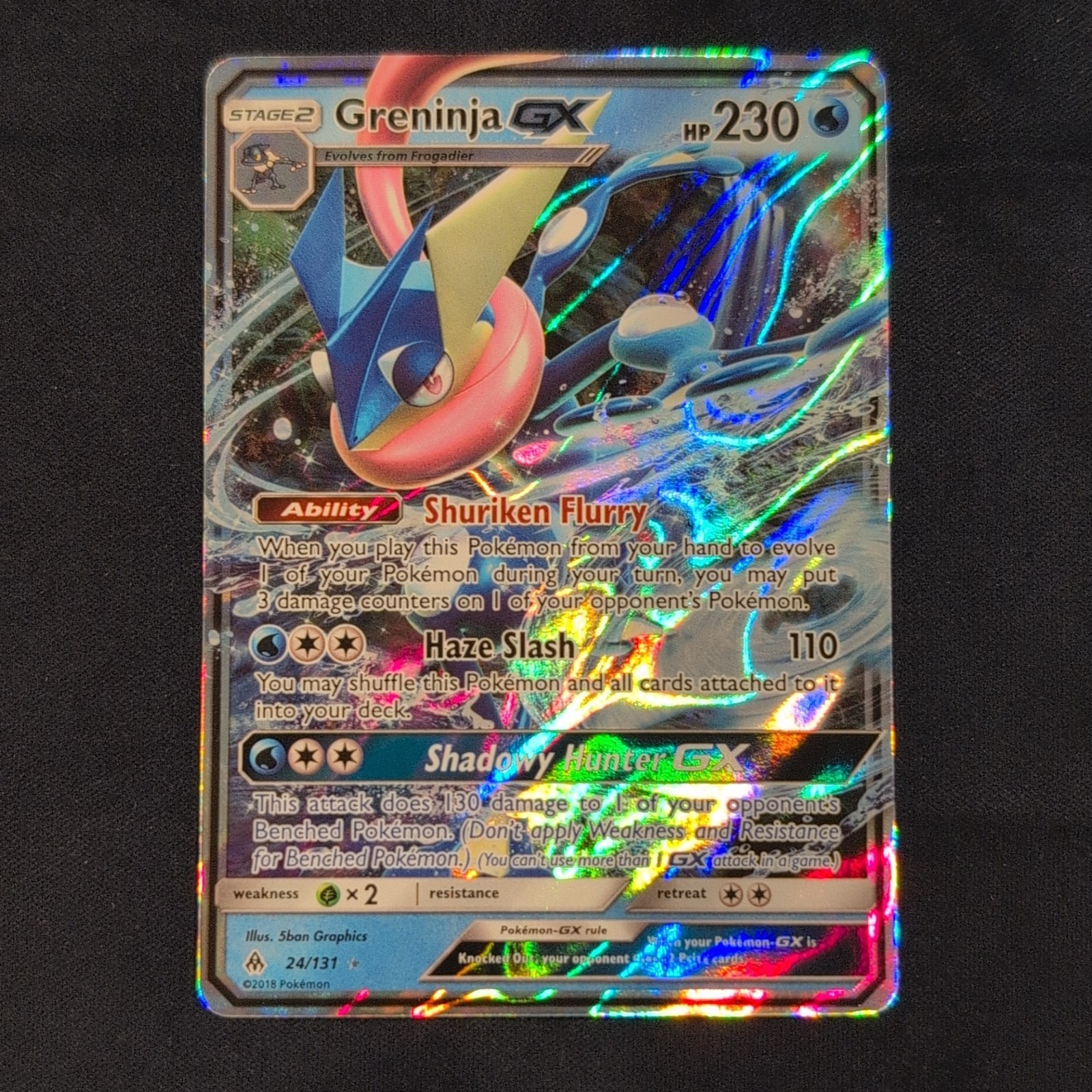Greninja GX 24/131 Forbidden Light NM
