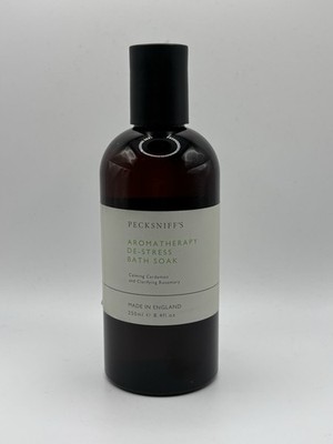 Pecksniff's Aromatherapie De-Stress Bath Soak 250ml Kardamon & Rosmarin