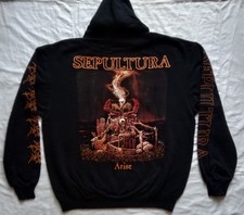 SEPULTURA. album Arise. hoodie size XL