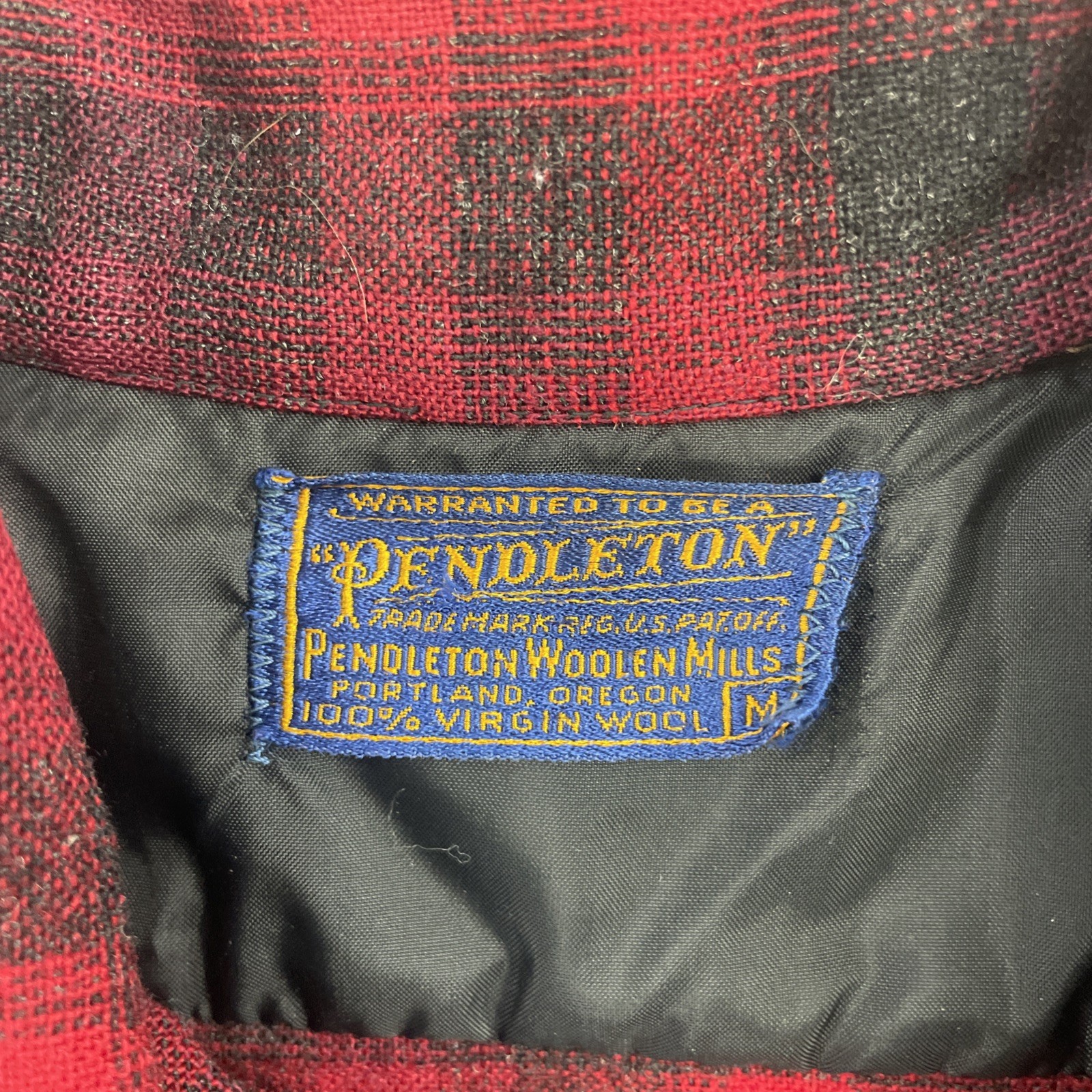 Vintage Pendleton Wool Board Button Up Shirt Size… - image 3