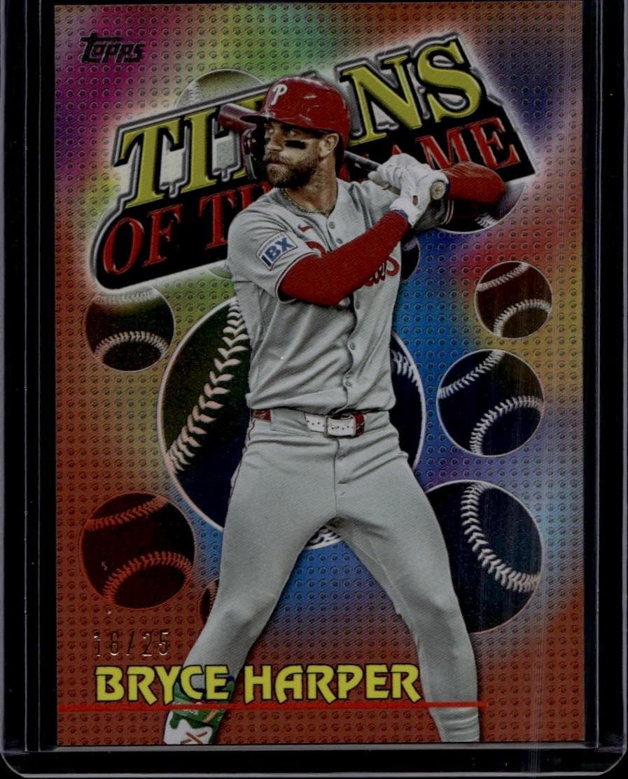2026 Topps #TOG-18 Bryce Harper Titans of the Game Orange #/25