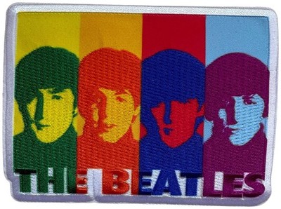 THE BEATLES - Colour Head Shots - 7,5 x 9,9 cm - Patch - 170577