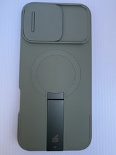 SURITCH for iPhone 16 Pro Max Case MagSafe Camera Slide Cover Kickstand GreenNEW