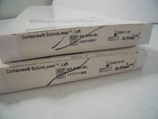 Lot of 2 Arthrex AR-4065-45L Corkscrew SutureLasso Left !