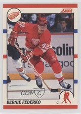 1990-91 Score Bilingual Bernie Federko #252 HOF q7c