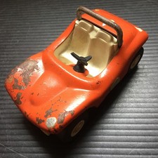 Vintage 1970s Tonka Pressed Steel Dune Buggy Toy Car Orange 55340 Made in USA