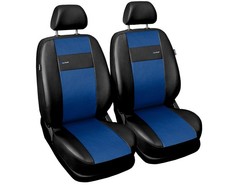 Kunstleder Autositzbezüge Vordersitze Schonbezüge Blau 1+1 für VW Bora I II