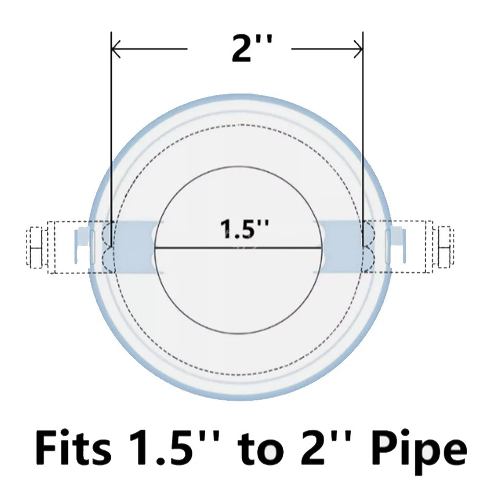 Car 38-54mm StainlessSteel Rear Exhaust Pipe Tail Muffler For 2009 Audi A6 Avant Foto 3 de 4