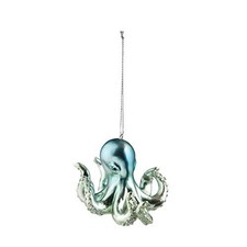 GALLERIE II Iridescent Blue Octopus Ornament Resin