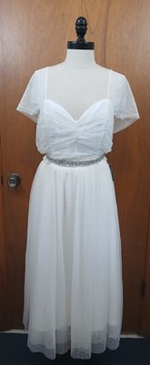 NWT Torrid Polka Dot Tulle Art Deco Wedding Dress - 16