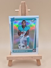 Jaylen Waddle 2021 Optic Holo Silver Prizm Variation Rated Rookie #208 Dolphins