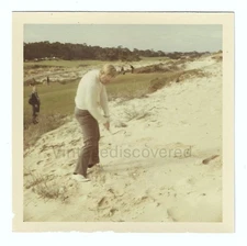 Jack Nicklaus Type 1 Pebble Beach 1971 Original  Snapshot Photo. Scarce Color