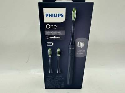 Philips One by Sonicare Electric Battery Toothbrush w/ Timer - Dark Blue, New