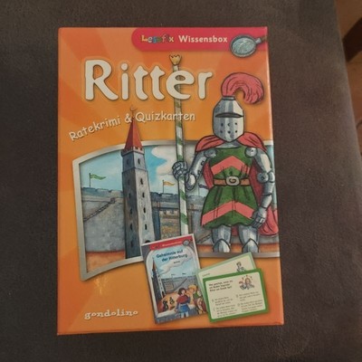 Gondolino Ritter Quizspiel Ratekrimi ab 8 Jahre Burgen Turniere Wissenstest