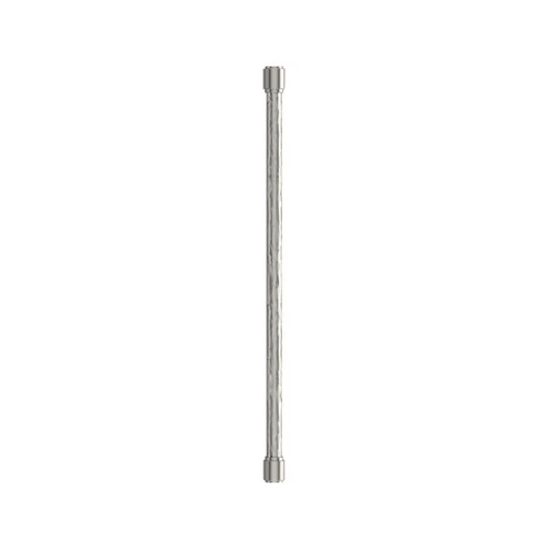 Signature Hardware Lazzara Hammered Appliance Pull, Polished Nickel, 18 Inch - Picture 3 of 6