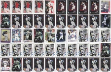(50) Mookie Betts Lot MLB Baseball Cards Base Inserts Collection