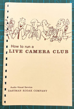 Vintage Eastman Kodak 1958 How To Run A Live Camera Club Photography Spiral Book