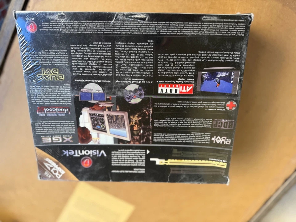 VisionTek ATI Radeon X1950PRO x16 PCIE 256MB GDDR3 XGE Video Card NEW Sealed - Image 2 of 4