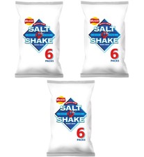 3 x 6pk - Walkers Salt & Shake Potato Crisps Ideal For Lunchtimes & Snacks