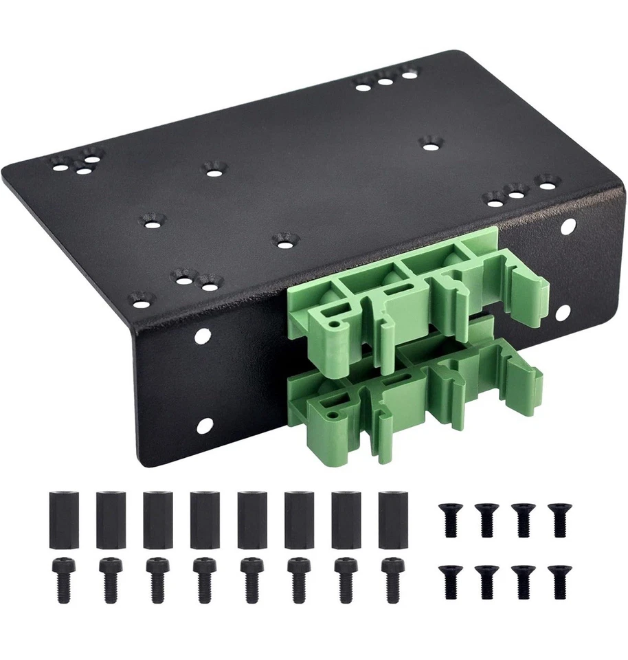 DIN Rail Mount Bracket for Raspberry Pi 2 3 B B+ ZERO Arduino UNO MEGA - Image 2 of 4