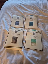 4 PAIR VTG GIVENCHY PANTYHOSE IN ORIGINAL PACKS FRENCH ULTRA SHEER BODY GLEAMERS