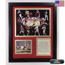 Legends Never Die Florida State Seminoles Football Double Matted Photo Frame