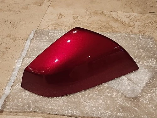 TESLA MODEL S 2021-25 RIGHT PASS SIDE MIRROR SKULL CAP ULTRA RED 🔴 1622236-16-A