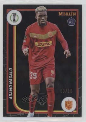 2023-24 Topps Merlin UEFA Club Competitions 3/10 Adamo Nagalo #51 Rookie RC 13p7