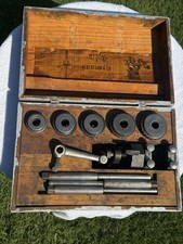 Albertson Sioux Valve Seat Cutter Refacing Tool Set Wood Box Pat. 1914