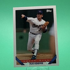 Nolan Ryan Topps 1993 #700 Texas Rangers MLB Baseball Card Base Set