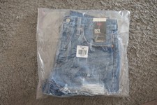 New Levi's 501 Women's Button Fly Distressed Denim Cut Off Shorts Size 28