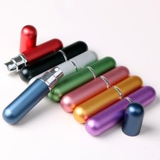Mini atomizador de perfume recargable portátil de viaje de 5 ml para botella estuche de spray de aroma