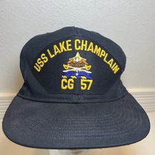 USS Lake Champlain CG 57 Hat Cap Snapback Vintage