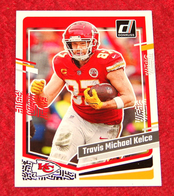 TRAVIS KELCE CHIEFS 2023 DONRUSS FULL NAME VARIATION #245 (KS958)