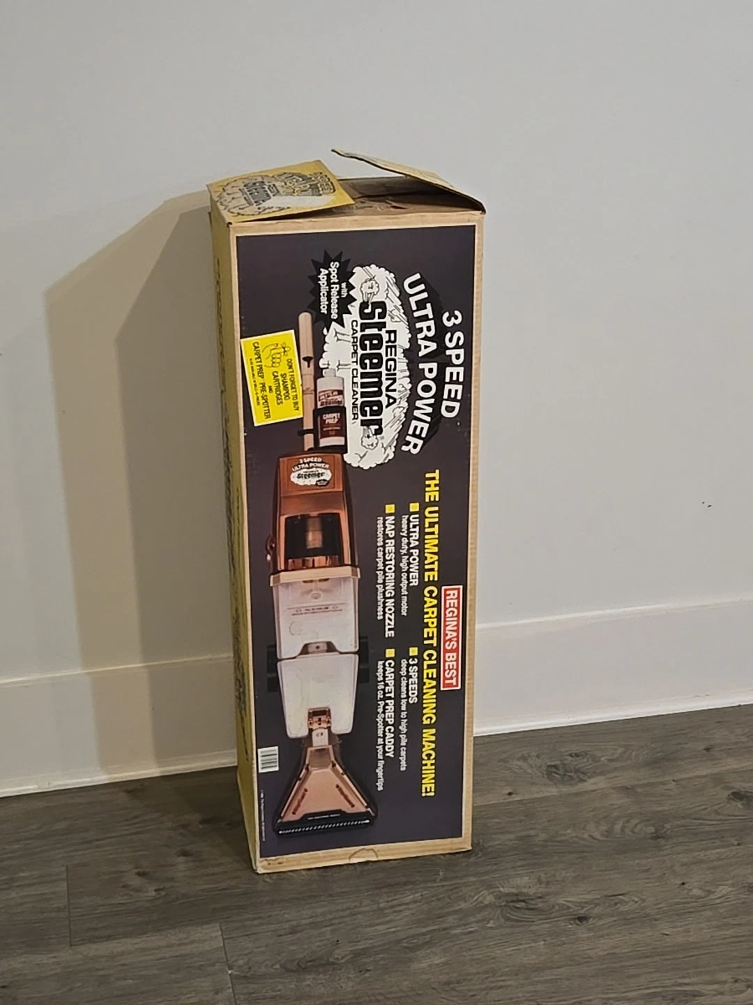 Vintage Regina 3 Speed Ultra Power Floor Steamer Steam Carpet Cleaner Rare!
Opens in a new window or