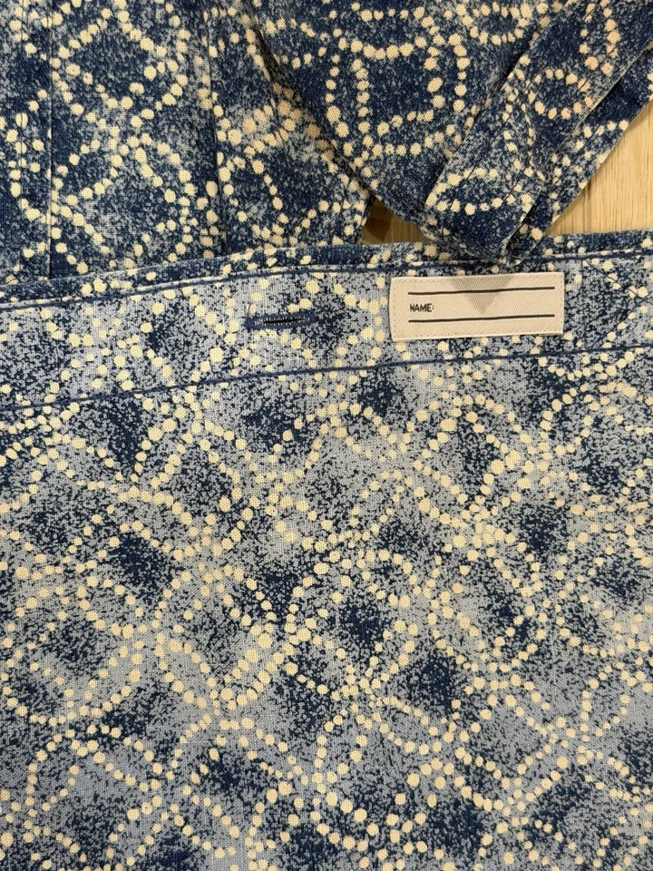 Jack Spade Men's Linen/Cotton S/S Button Shirt Blue • Medium - Image 4 of 4