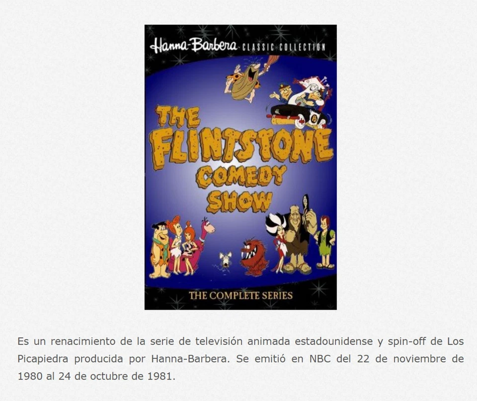 Completas de TV Los Picapiedra Mega-Colección 3 Series Foto 3 de 4