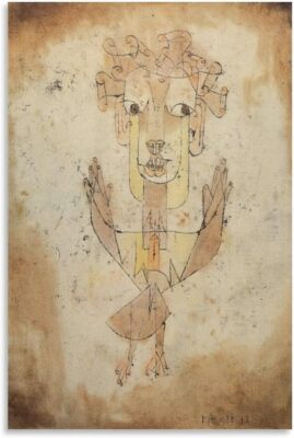 Paul Klee - Angelus Novus, 1920 Poster Decorative Painting Canvas Wall Art