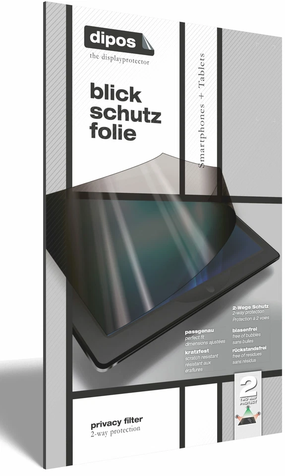 Screen Protector for OnePlus Nord 2 CE Privacy Filter 2-Way Protection dipos - Image 4 of 4