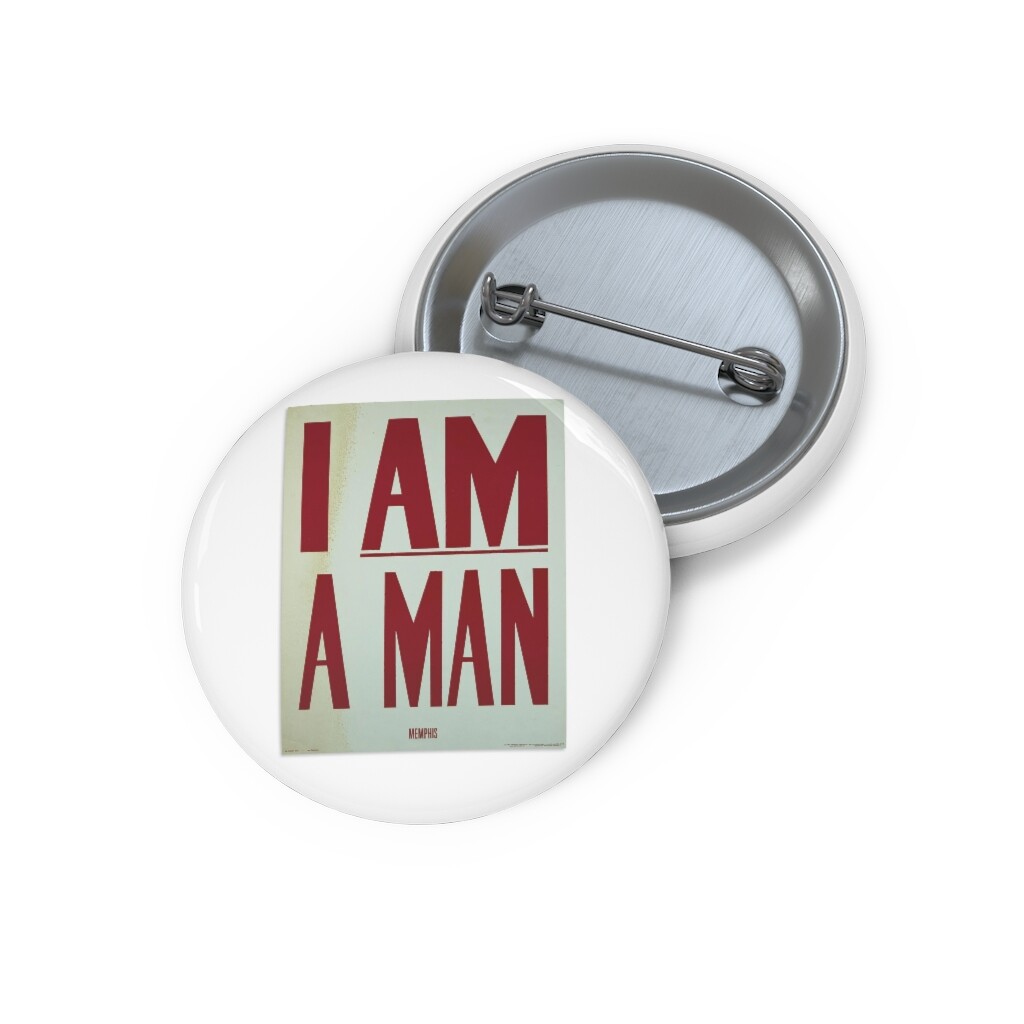 Civil Rights - black lives matter -I Am A Man - Voting Button