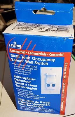 1 Leviton Multi-Tech Occupancy Sensor Wall Switch OSSMT-MDI Ultrasonic Infrared