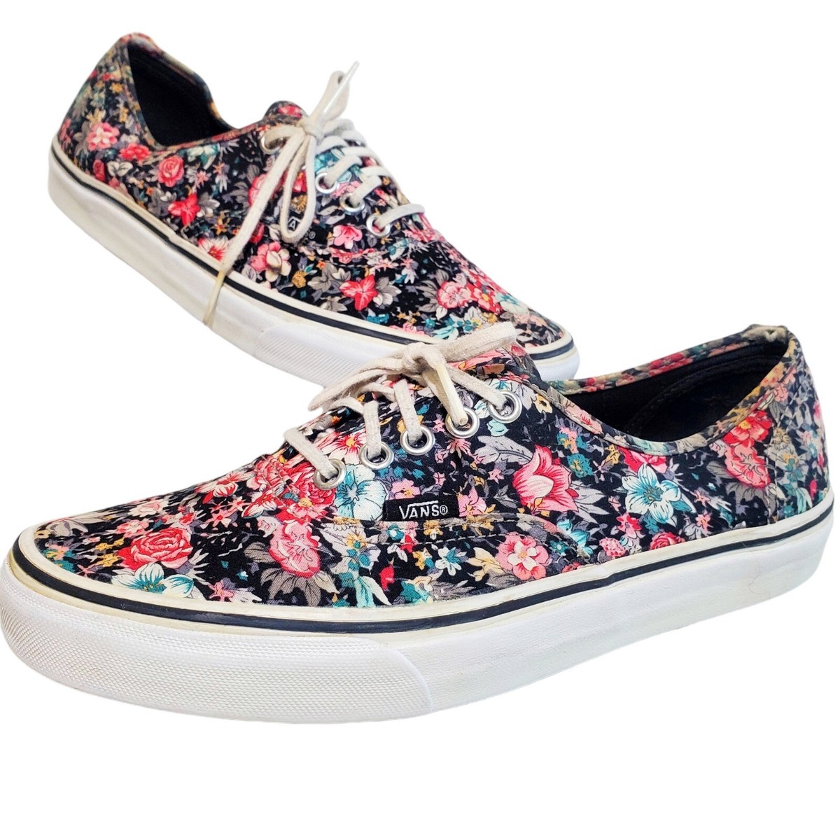 Vans Classic Moody Floral Lace-up Shoes Sneakers Women Men