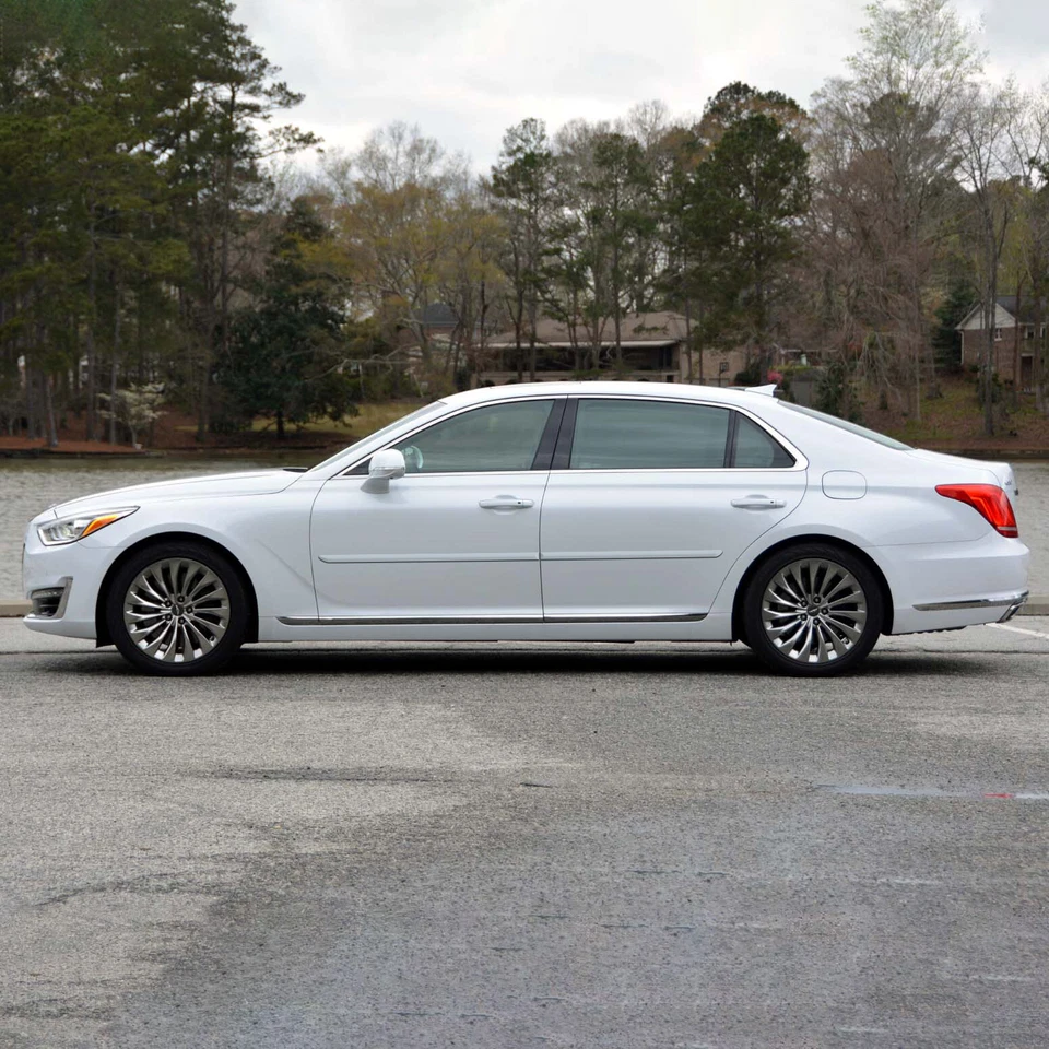 For: Genesis G90 2018-2019 Painted Body Side Moldings #FE-G90-18 Foto 2 de 3