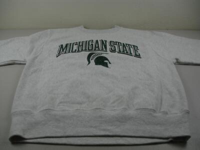 Men's S Champion Reverse Weave Sweatshirt Michigan State Spartans